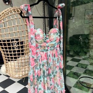 Petal & Pup Floral Gown